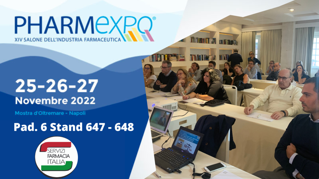 SERVIZI FARMACIA ITALIA A PHARMEXPO 25-27 NOVEMBRE NAPOLI